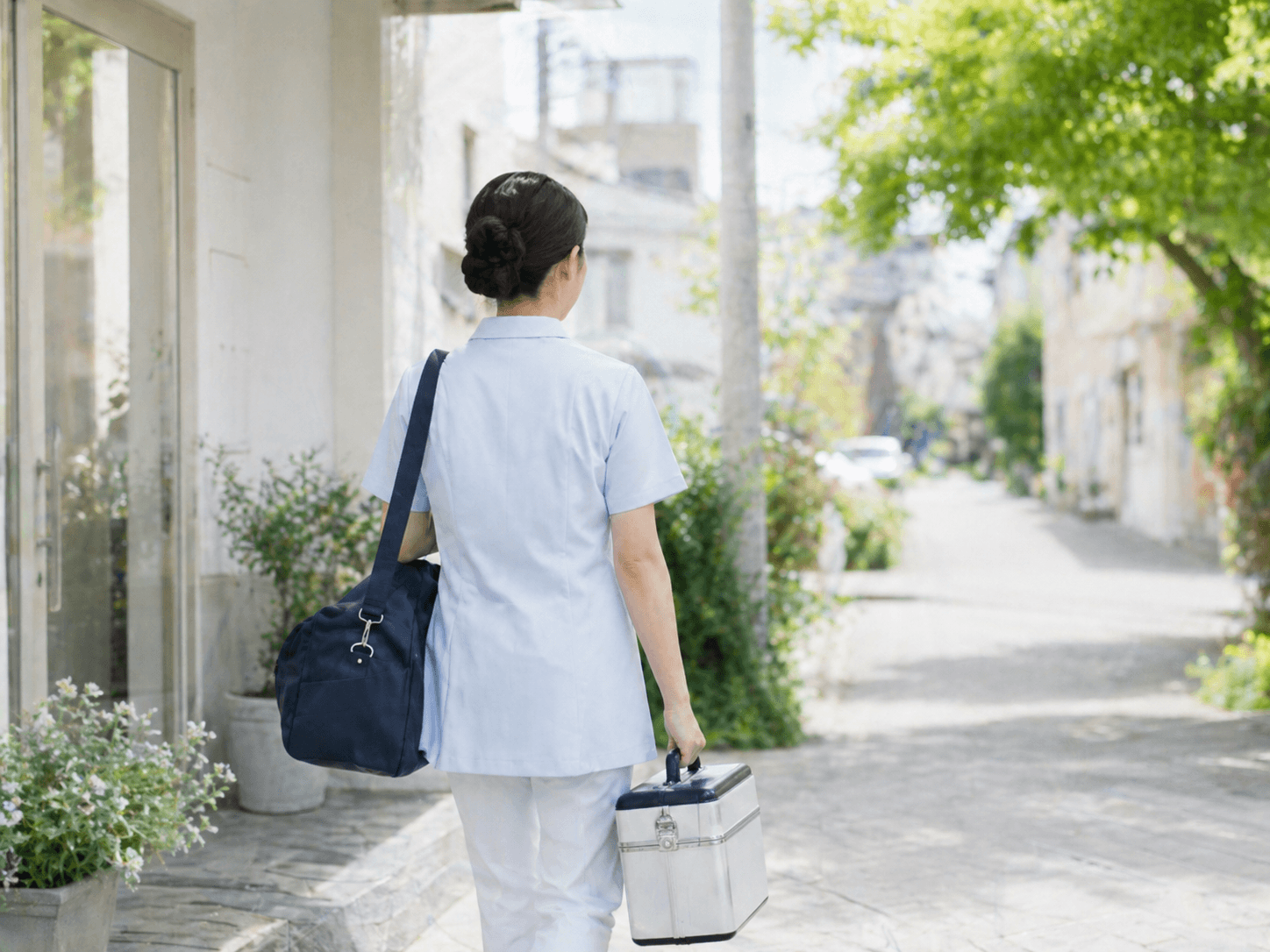 外来×訪問の両方を経験できる
